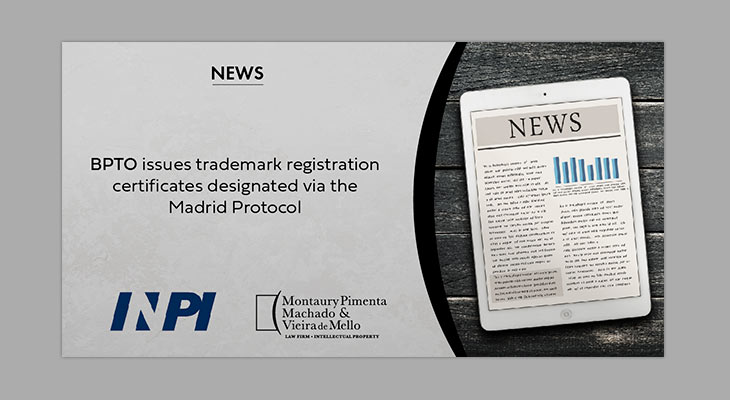 BPTO issues trademark registration certificates designated via the Madrid Protocol