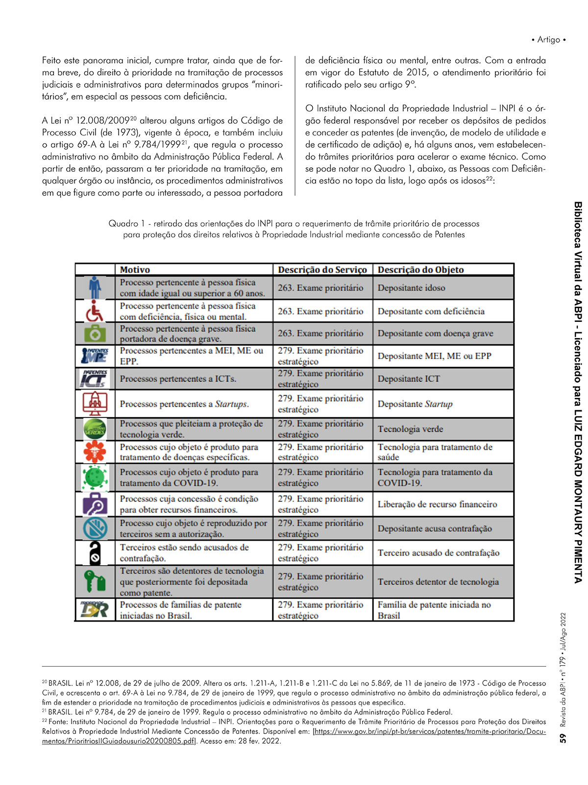 Diversidade, pessoas com deficiência e patentes