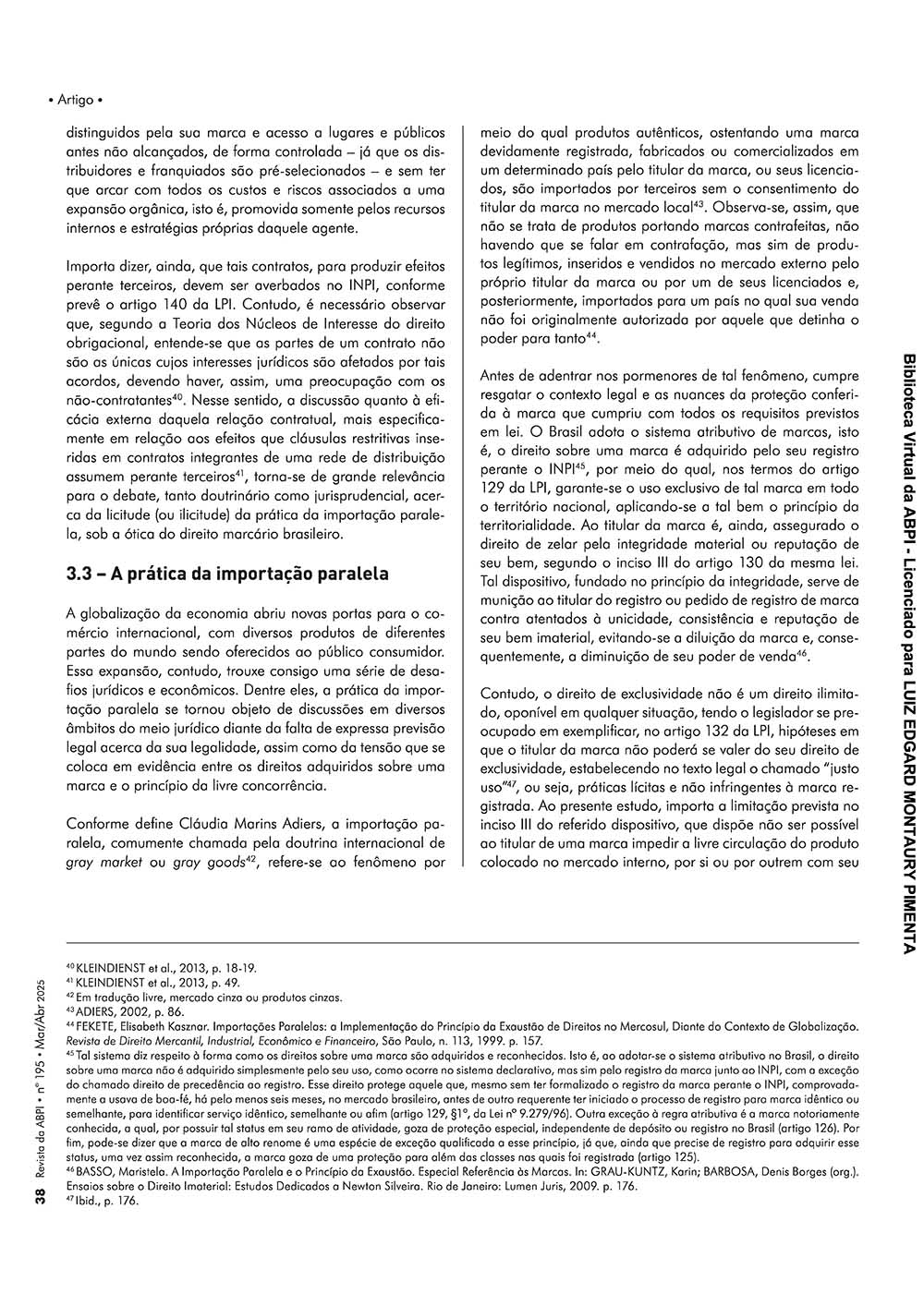 A prática da importação paralela à luz do direito marcário brasileiro (Parte 2)