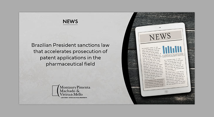 Law that accelerates prosecution of patent applications in the pharmaceutical field