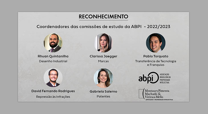 Novos Coordenadores das Comissões de Estudo da ABPI