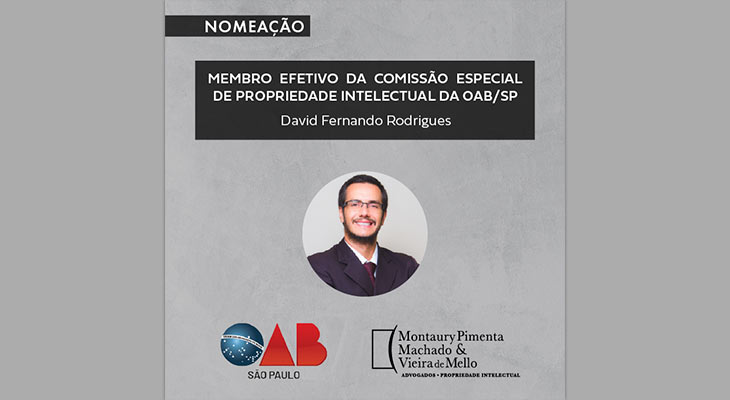 Membro efetivo da Comissão Especial de Propriedade Intelectual da OAB/SP