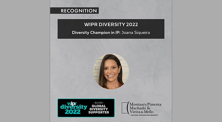 WIPR  Diversity 2022 – Diversity Champion in IP