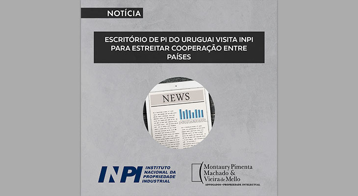 Escritório de PI do Uruguai visita INPI para estreitar cooperação entre países