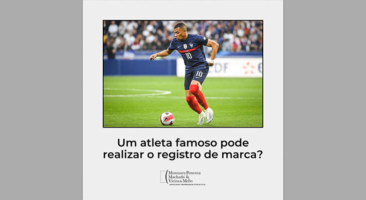 Um atleta famoso pode realizar o registro de marca?